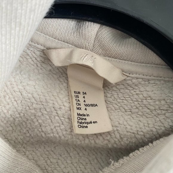 H&M Cream Hoodie - Picture 3 of 4